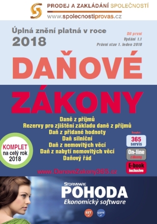 Daňové zákony 2018 ČR XXL ProFi -  kolektiv editorů