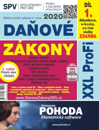 Daňové zákony 2020 ČR XXL ProFi (díl první, vydání 3.1) - autorů kolektiv