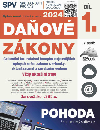 Daňové zákony 2024 XXL ProFi (Díl 1., právní stav 1. 1. 2024) - kolektiv autorů