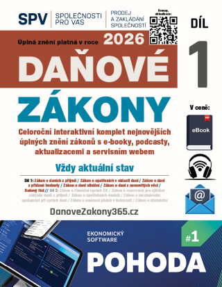 Daňové zákony 2026 XXL ProFi (Díl 1.) -  Redakční kolektiv