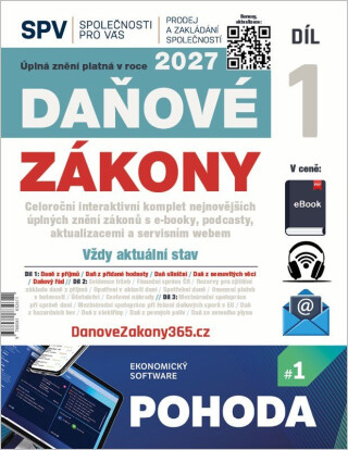 Daňové zákony 2027 (Díl 1.) - neuveden