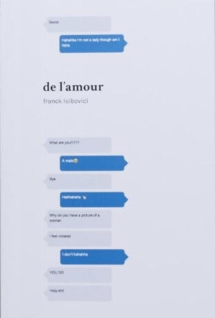 de lâ€™amour - Franck Leibovici
