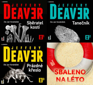 Deaver: Sběratel kostí, Tanečník, Prázdné křeslo - Jeffery Deaver