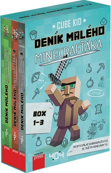Deník malého Minecrafťáka 1-3 - dárkový box (komplet) - Cube Kid