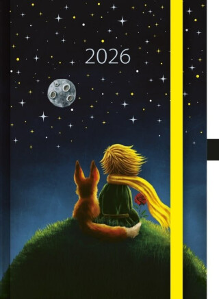 Denní diář 2026 - Art Malý princ s gumičkou (A5) - neuveden