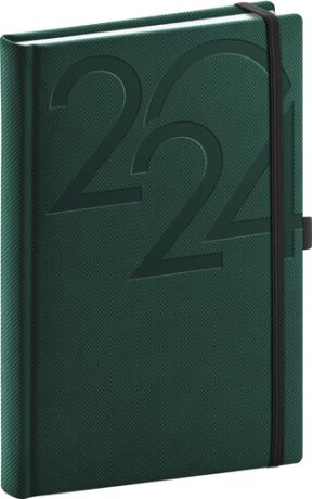 Diář 2024: Ajax - zelený, denní, 15 × 21 cm - neuveden
