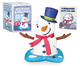Desktop Inflatable Melting Snowman - Running Press