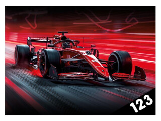 Desky na číslice Formule - 