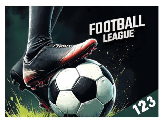 Desky na číslice Fotbal - 