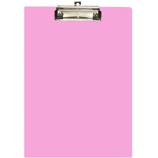 Desky s klipem A4 růžové - 