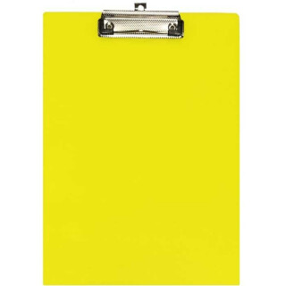 Desky s klipem A4 žluté - 