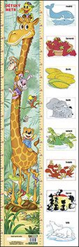 Dětský metr  6-Žirafa+Barvy - kolektiv