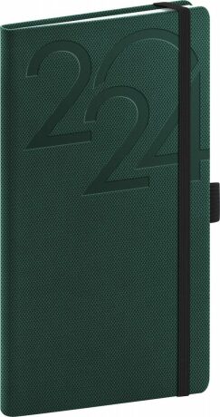 Diář 2024: Ajax - zelený, kapesní, 9 × 15,5 cm - neuveden