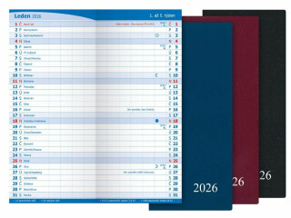 Diář 2026 M101/PVC měsíční - neuveden