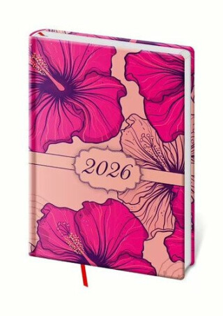 Diář 2026 týdenní A5 Vario Lyra - Hibiscus - neuveden
