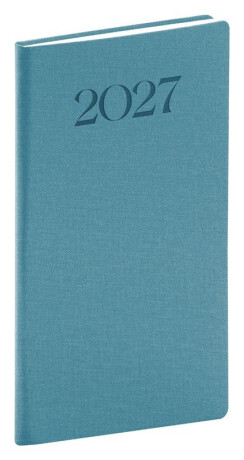 Kapesní diář Biella 2027 modrý - 
