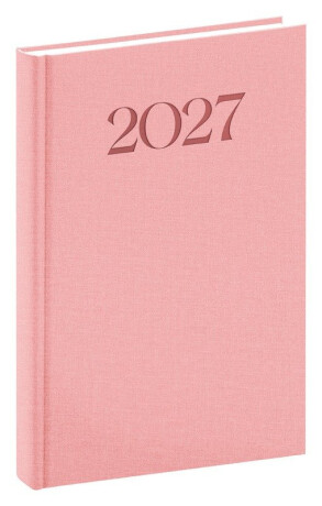 Denní diář Biella 2027, růžový - 