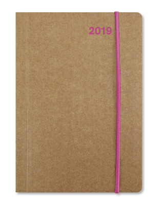 Diář Mini Flexi Diary ColourLine PINK 2019 (8 x 11,5 cm) - 