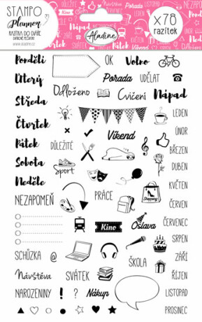 Diářová razítka Stampo Planner 2 - neuveden