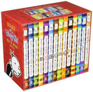 Diary of a Wimpy Kid Box of Books (1–13) + DIY Book - Jeff Kinney