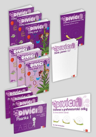 Divíci 1 - základní učitelský balíček - Český jazyk GM (vázané písmo) - Neuveden