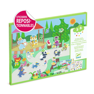 DJECO Samolepkové tvoření Hudebníci - neuveden