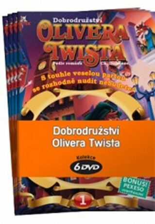 Dobrodružství Olivera Twista 1 - 6 / kolekce 6 DVD - Charles Dickens