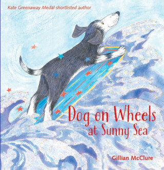 Dog On Wheels At Sunny Sea - Gillian McClure