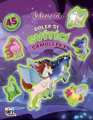 Dolep si svítící samolepky Jednorožci - 