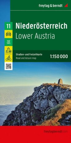 Dolní Rakousko 1:150 000 / silniční a rekreační mapa - neuveden