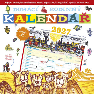Domácí rodinný kalendář 2027 - Petra Cífková,Pavla Staňková