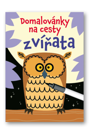Domalovánky na kartách - Zvířata (Krabička + fix + 50 karet) - neuveden