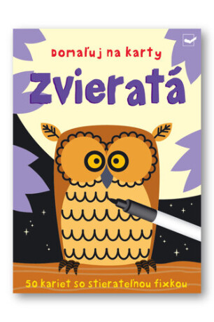 Domaľuj na karty Zvieratá - 