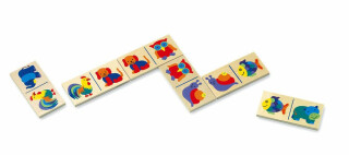Domino - zvířata - v papírovém kartonu - neuveden