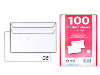 Dopisní obálka C5 K-C5/80SX/P/100 samolepící - 