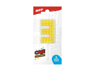 Dortová svíčka MFP blok č. 3 žlutá - 