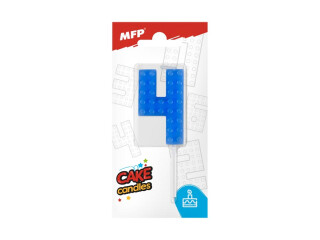 Dortová svíčka MFP blok č. 4 modrá - 