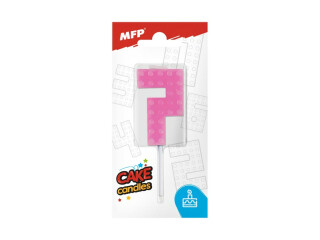 Dortová svíčka MFP blok č. 7 růžová - 