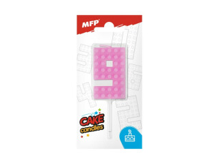 Dortová svíčka MFP blok č. 9 růžová - 