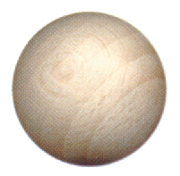 Dřevěná koule, průměr 40mm - 