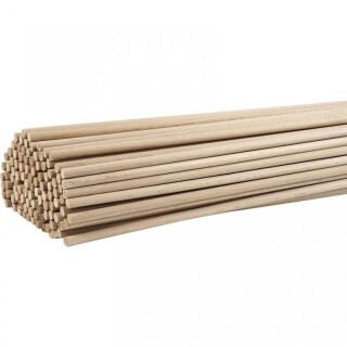 Dřevěná tyčka 3mm 60cm - 30ks v balení - 
