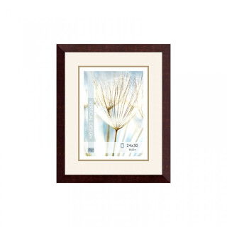 Dřevěný rám tmavě hnědý Avon – 24x30cm - 