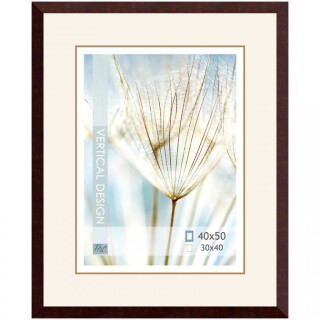 Dřevěný rám tmavě hnědý Avon – 40x50cm - 