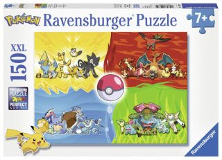Ravensburger Puzzle - Druhy Pokémonů 150 XXL dílků - neuveden