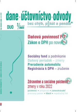 DUO 2/20202  – Dane, účtovníctvo, odvody bez chýb, pokút a penále - Ján Mintál,Miroslava Brnová,Jarmila Strählová