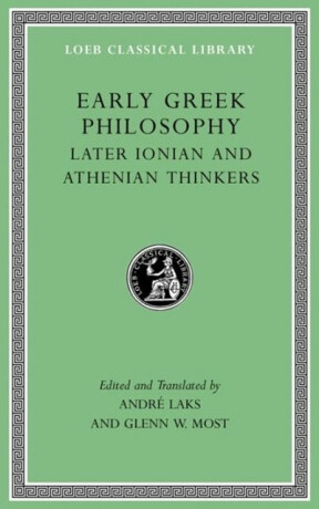 Early Greek Philosophy, Volume III - 
