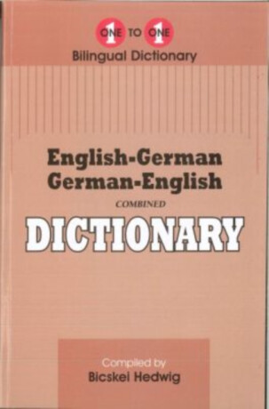 English-German & German-English One-to-One Dictionary - Berthold Hedwig