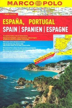 Španělsko, Portugalsko - atlas - spirála 1:300T MD - neuveden
