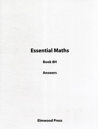Essential Maths 8H Answers - Michael White,David Rayner