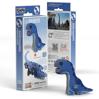 Brontosarus 3D kartonová skládačka - 